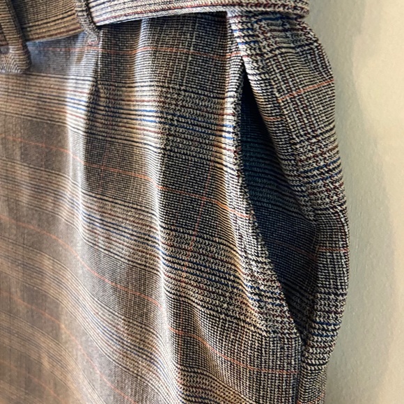 Jules & Leopold studio midi grey plaid pencil skirt - NWOT - size medium - Picture 6 of 9